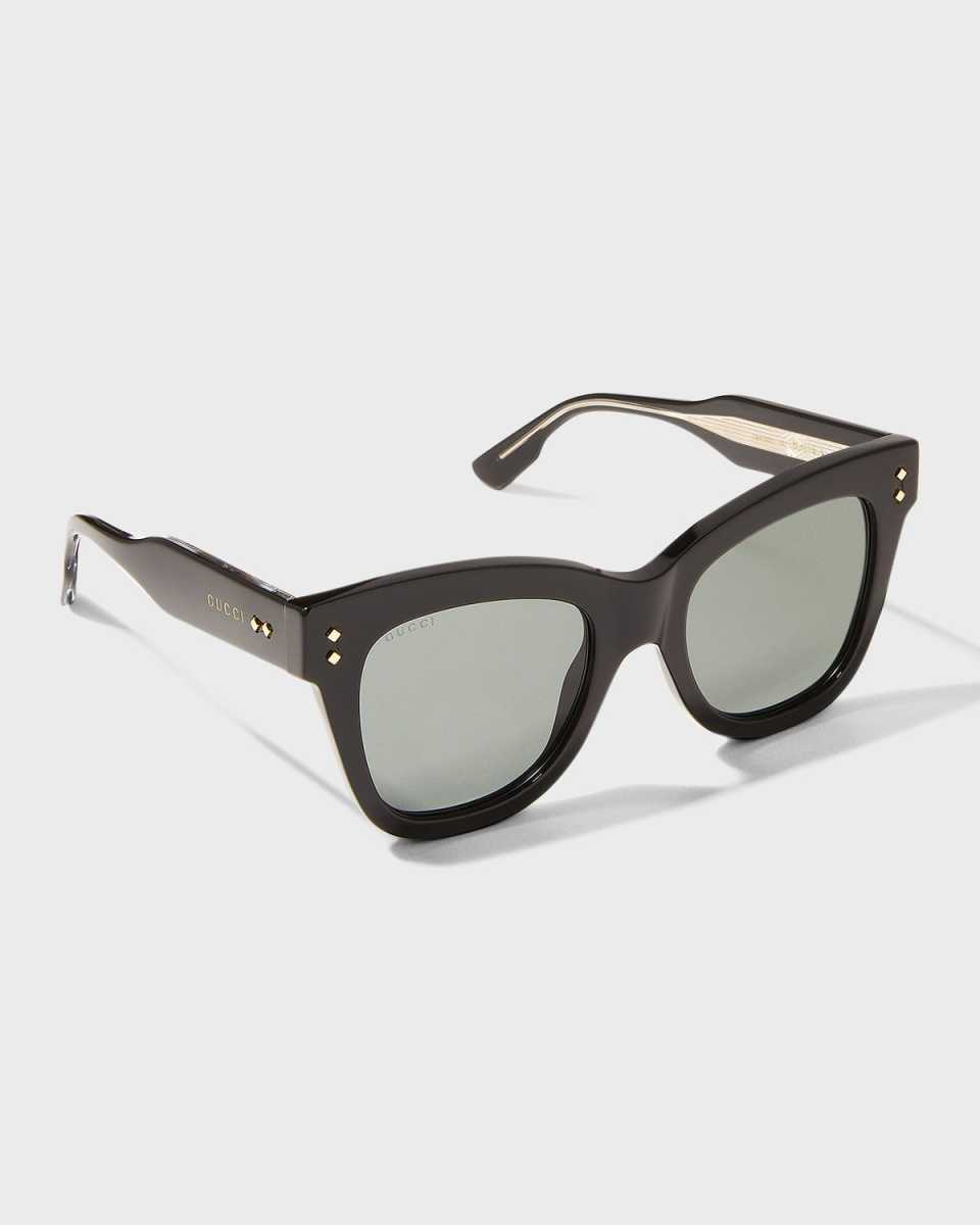 Oversized Acetate Cat-Eye Sunglasses